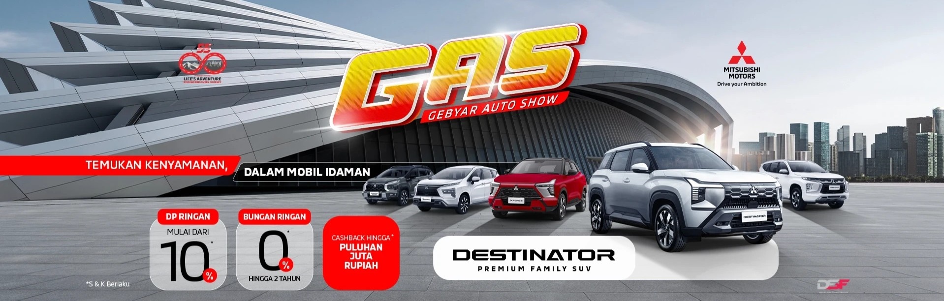 Promo Mitsubishi Xpander Dp murah / Bunga 0%